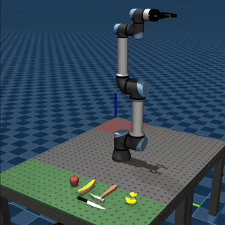 Interactive Language-Guided Grasping in MuJoCo